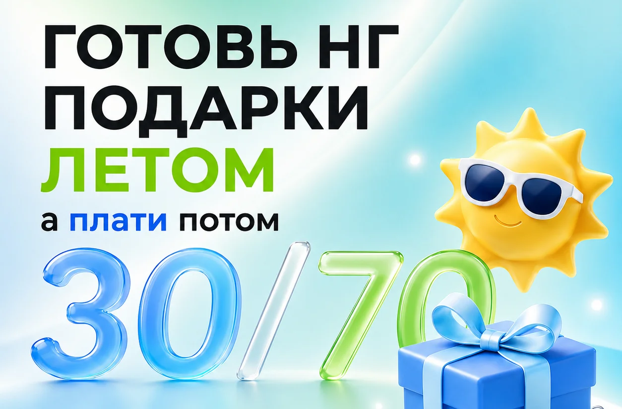 Рассрочка на Новогодние подарки