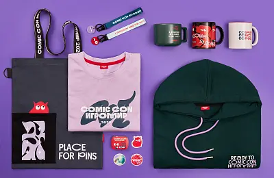 Мерч для COMIC CON ИГРОМИР